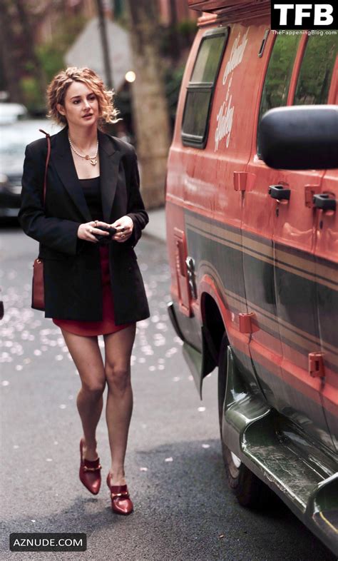 Shailene Woodley Sexy Seen Flaunting Her Hot Legs At The Three Women Filming In New York Aznude