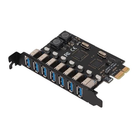 Zerodis Carte PCI Express Carte D Extension PCIE Vers USB 3 0 5 Gbps