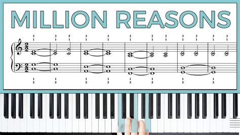 Million Reasons Piano - horedsoil