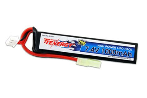 Tenergy 74v 1000mah Li Po Airsoft Stick Battery Pack