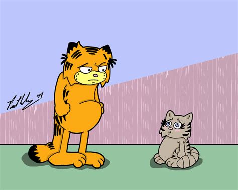 Garfield and Nermal by chelano on DeviantArt