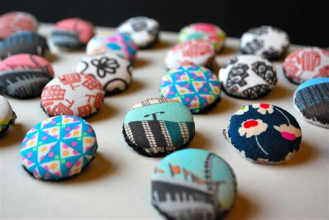 Fabric Covered Button Brooch Tutorial And Giveaway — Made By Mrs M