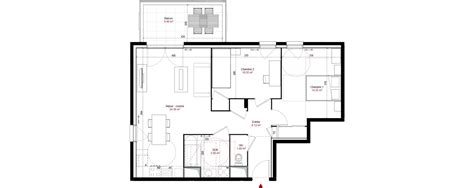 Plan Appartement T3 De 63 77 M² Neuf Résidence « Villa Corbatis à Corbas