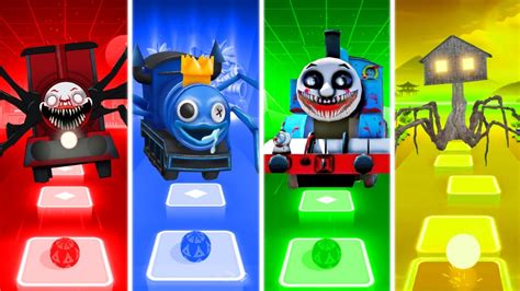 Choo Choo Charles Vs Rainbow Choo Choo Charles Blue Vs Thomas The Train