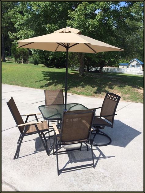 4 Chair Patio Set With Umbrella - Patios : Home Decorating Ideas #G3wZZ1EwOe