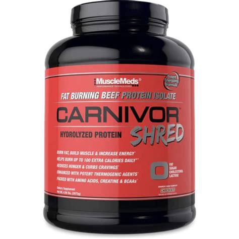 Carnivor Shred By Musclemeds Hydrolyzed Beef Protein Isolate Supps247