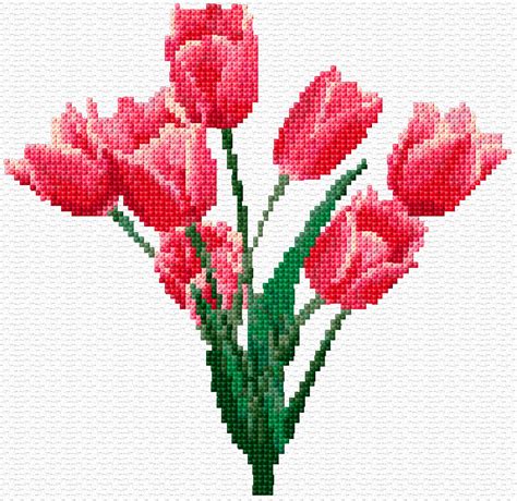 Tulip Cross Stitch Patterns