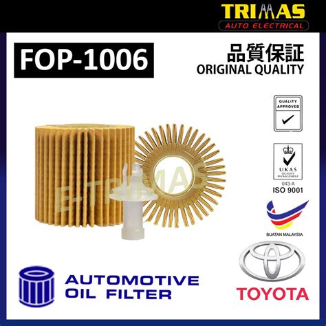 Trimas Oil Filter Toyota Alphard Vellfire Camry Estima Harrier Penapis