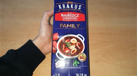 Barszcz czerwony Krakus Family zupa recenzja cena opinie skład