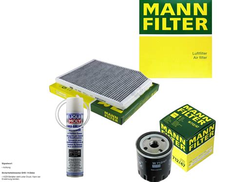 Mann Filterpaket Liqui Moly Klima Reiniger F R Renault Laguna I V