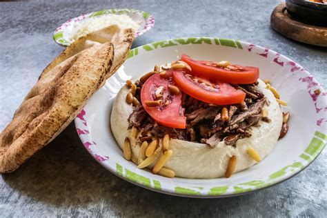 Beef Shawarma Hummus Zaroob