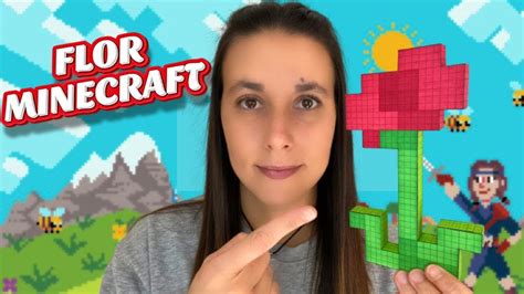 Como Hacer Una Flor De Papel De Minecraft Manualidades Con Papel Youtube