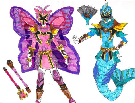 Mystic Force Girl Battlizers By Lavenderranger On Deviantart