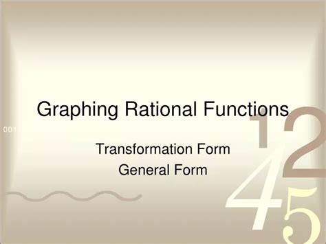 Ppt Graphing Rational Functions Powerpoint Presentation Free