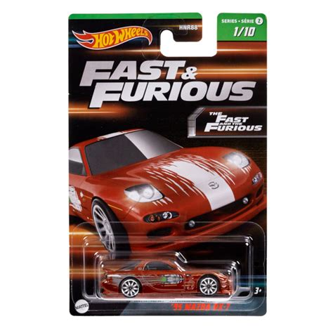 Автомодель Hot Wheels Fast and Furious Форсаж 95 Mazda RX 7 червона HNR88 HNT01 купити в Києві