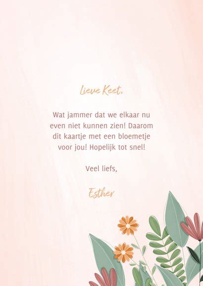 Zomaar Kaart Een Bloemetje Voor Jou Veel Liefs Kaartje2go