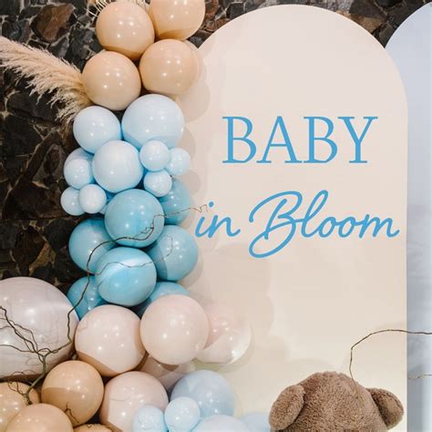 Baby In Bloom Welcome Decal Etsy