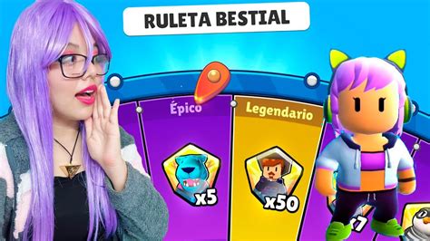 💥stumble Guys 💥 100 Ruletas De Mrs Beats💥 Ruleta Bestial Youtube