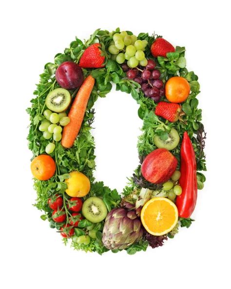 Fruit and vegetable alphabet — Stock Photo © Elena Schweitzer #5453437