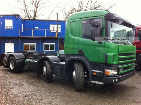 Scania P 114 G 380 Hp 8x2 CHASSIS 2xVORHANDEN 2001 Chassis Truck Photo