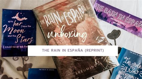 Unboxing THE RAIN IN ESPAÑA University Series 1 Reprint Version by