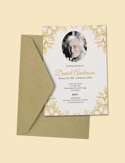 13+ Funeral Invitation Card Templates