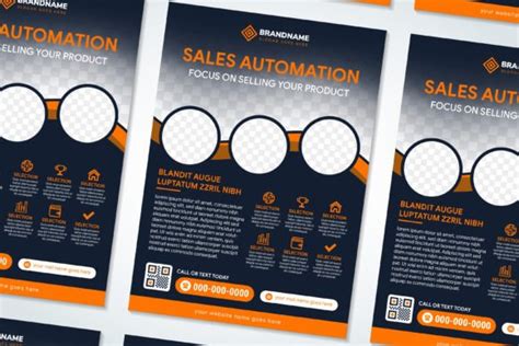 Sales Automation Vertical Flyer Graphic By Noory Shopper Creative Fabrica