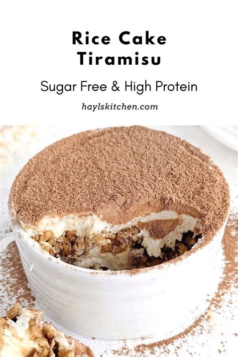 Rice Cake Tiramisu High Protein Sugar Free Hayl S Kitchen Recipe