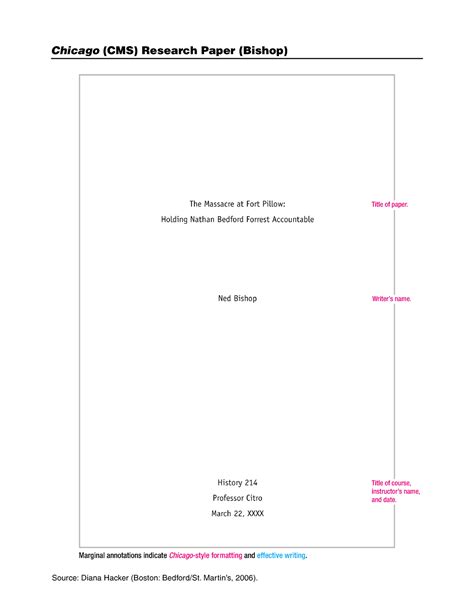 Example of Chicago Endnotes Citation - Chicago (CMS) Research Paper ...