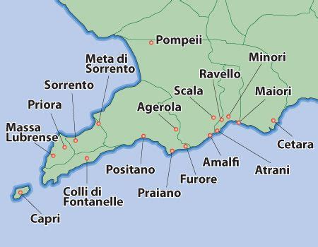 Amalfi Coast Map - Share Map