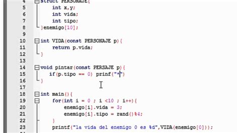 C 2 Estructuras Como Arreglos Y Parámetros A Funciones Youtube