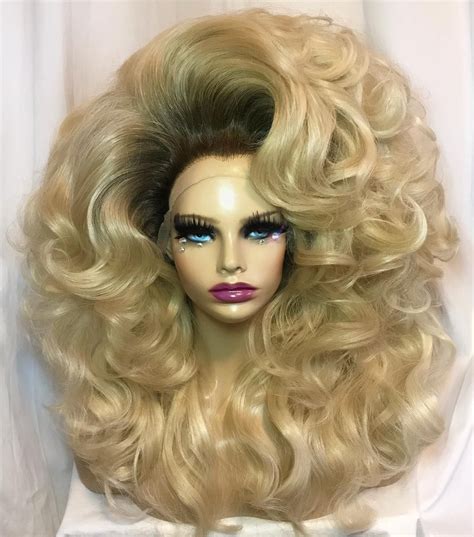 Styled Drag Wig W21 245 Standard Cap Dramatic Drag Shag Design Copper