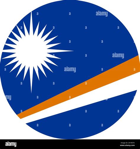 The National Flag Of The World Marshall Islands Stock Vector Image