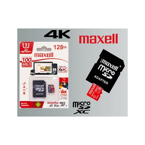 Ripley MICRO SD 4K MAXELL 128GB