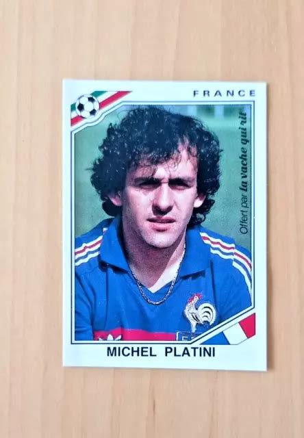 Sticker Panini And Michel Platini Coupe Du Monde Mexico 1986 Eur 2000