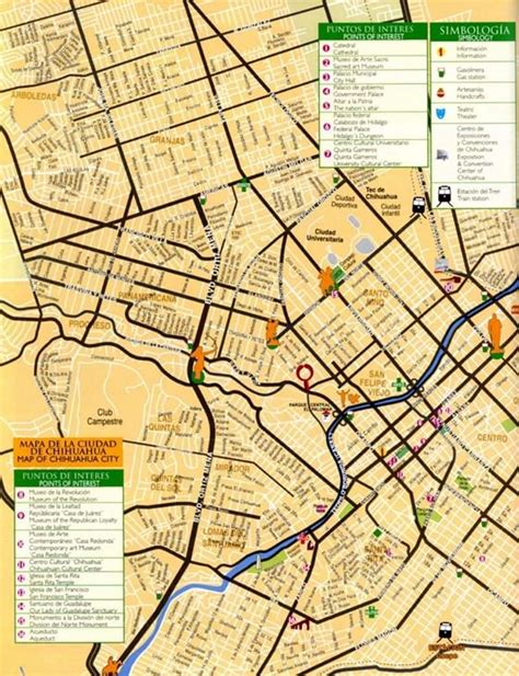 Mapas Detallados De Chihuahua Para Descargar Gratis E Imprimir