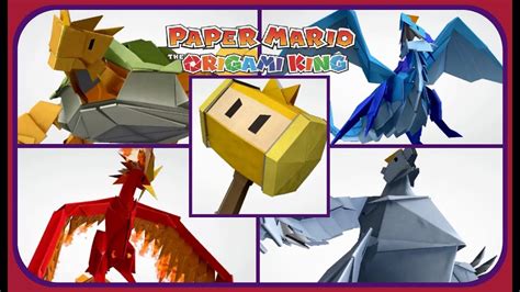 Paper Mario Origami King Sprites