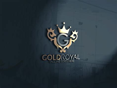 Gold Royal Logo | Beauty logo design, Corporate logo design, Logo ...