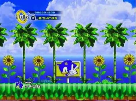 Sonic The Hedgehog 4 Splash Hill Zone Act 1 YouTube