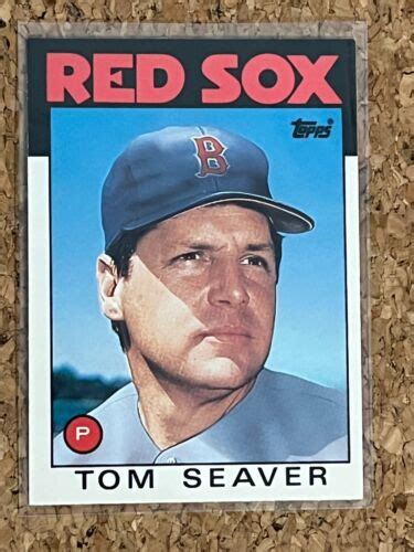 Topps Tom Seaver T Traded Boston Red Sox Hof Ebay