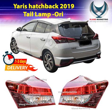 Toyota Yaris Hatchback Tail Lamp Rear Light Lampu