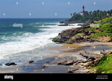 Arabian sea coast, Kovalam, Kerala, India Stock Photo - Alamy