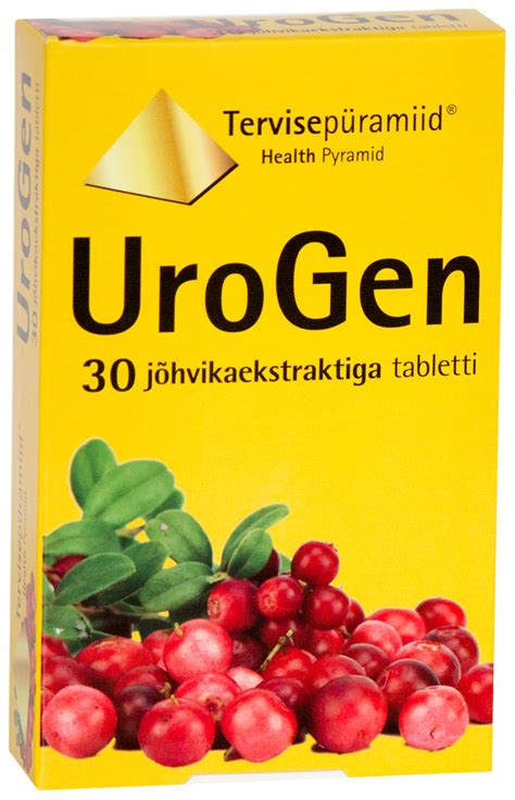 Urogen tablets N30 - Tervisepüramiid