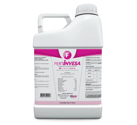 Fertilizante Foliar Fertinvesa F Sc 4 Litros Croper