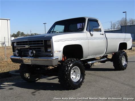 1986 Chevrolet Silverado 1500 C K 10 Lifted 4x4 Regular Cab Long Bed Sold