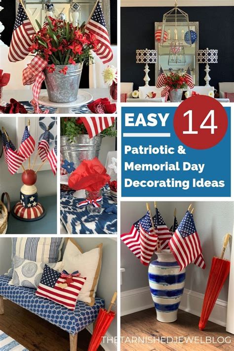 14 Easy Patriotic And Memorial Day Decorating Ideas