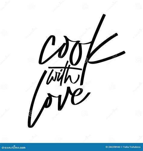 Script Food Text Quote Bon Appetit Lettering In Hand Drawn Style