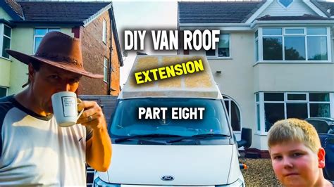 Diy Camper Conversion Roof Extension 8 Diy Hightop Roof Fibreglass Van