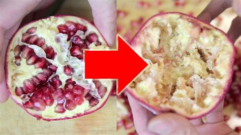 Pomegranate Seed Removal Youtube