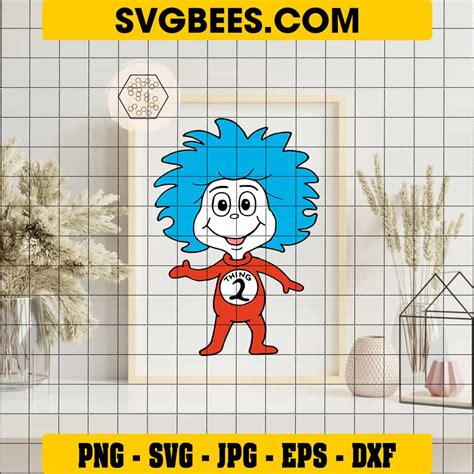 Thing 1 and Thing 2 SVG | SVGBees, Dr Seuss SVG - SVGbees